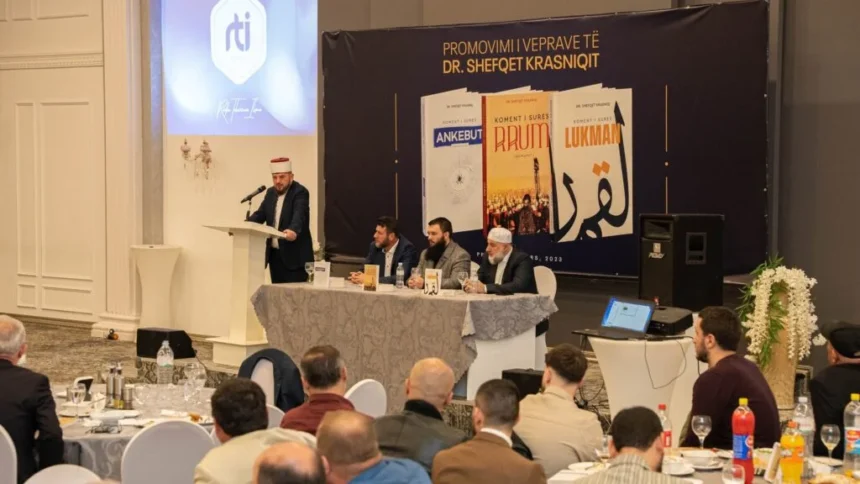 Shefqet Krasniqi promovoi tre libra